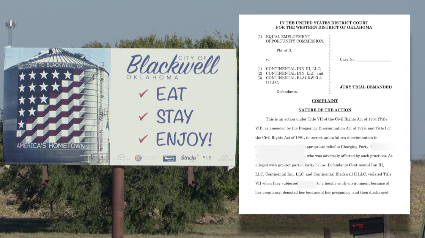 ‘This is not okay’: Former coworker says Kay County hotel employee was fired for being pregnant
