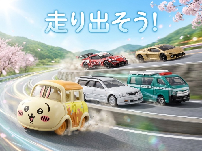 机上で爆走！トミカで味わうレーシング＆レスキューの世界