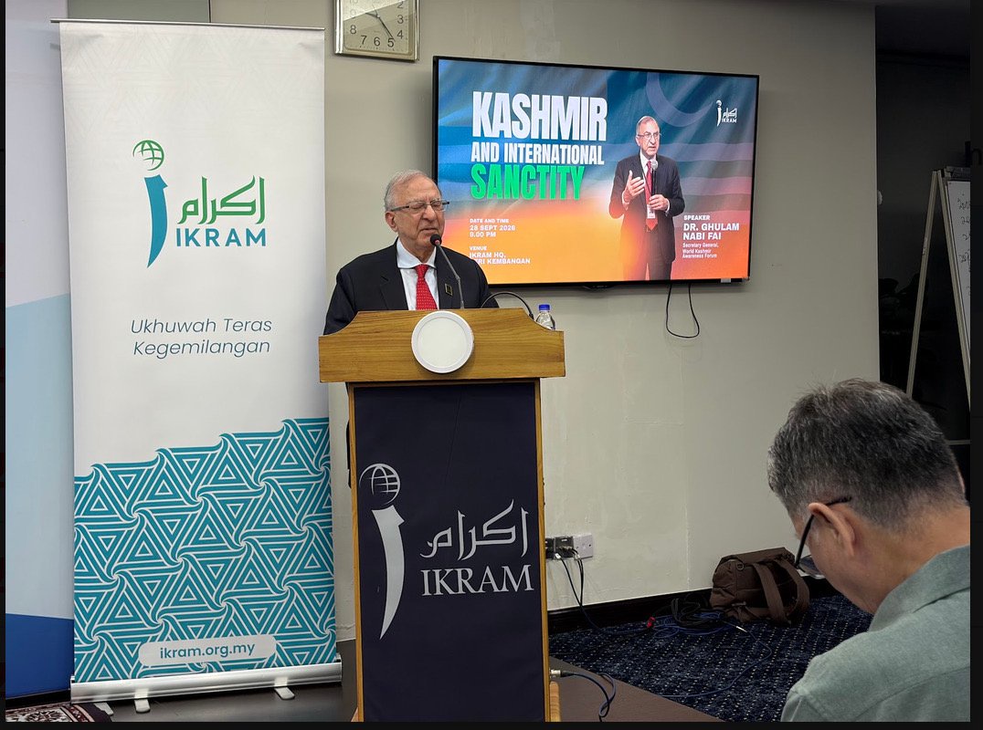World Powers Recognize Kashmir’s International Sanctity but Have Yet to Translate Recognition into Action. By Dr. Ghulam Nabi Fai