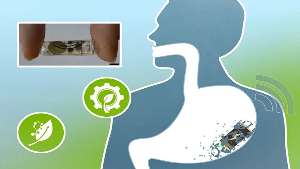MIT team develops swallowable paper battery that powers electronic pills, then dissolves