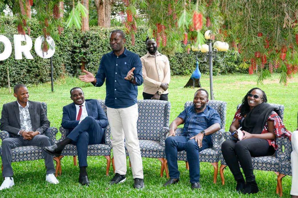 List Of Leaders From Western And Nairobi Who Accompanied Edwin Sifuna In Mathira To Visit Gachagua.