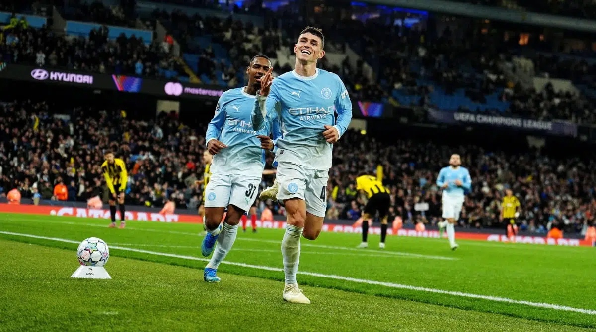 Manchester City 5-1 AEK Athens FC: Report, result and goals as Foden hat-trick helps hosts to easy win