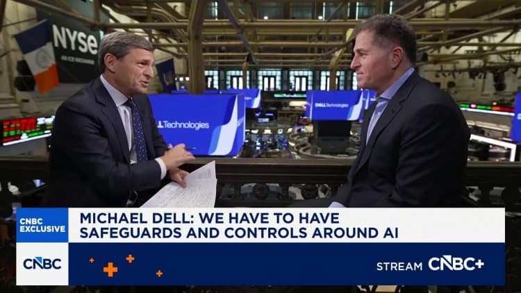 Michael Dell says AI needs safeguards and controls, and government has a role to play
