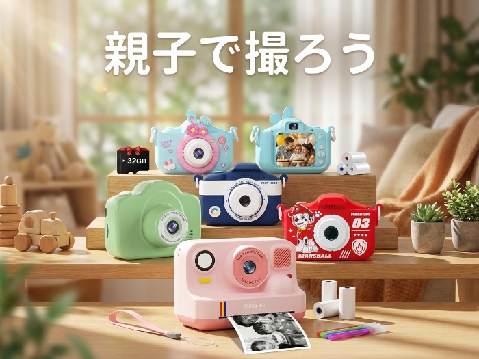 子どもが撮ると世界が変わる。はじめてのキッズカメラ5選