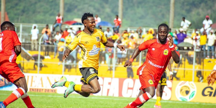 Ghana Premier League: Ashanti Gold and Kotoko share spoils in thrilling 1-1 Ashanti Derby