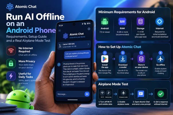 How to Run AI Offline on an Android Phone: RAM, Storage and an Airplane Mode Test