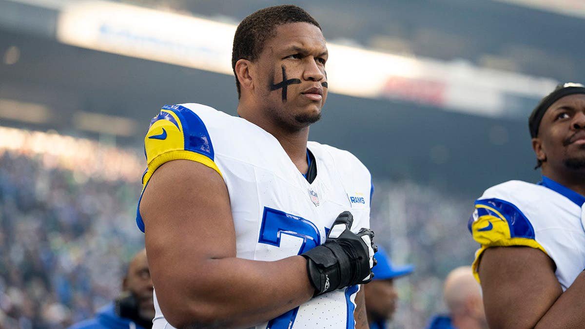 Rams tackle Alaric Jackson wins appeal, will miss just one game for punching Bills’ Bradley Chubb
