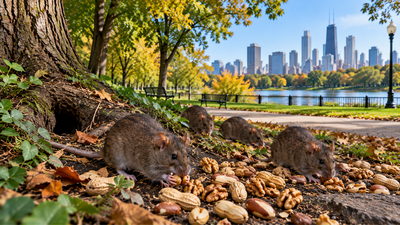 A 94-year-old Chicago billionaire hired workers to scatter nuts around Lincoln Park to feed squirrels for years; leftover food attracted rats, damaged park property and disrupted a nearby farmers’ market