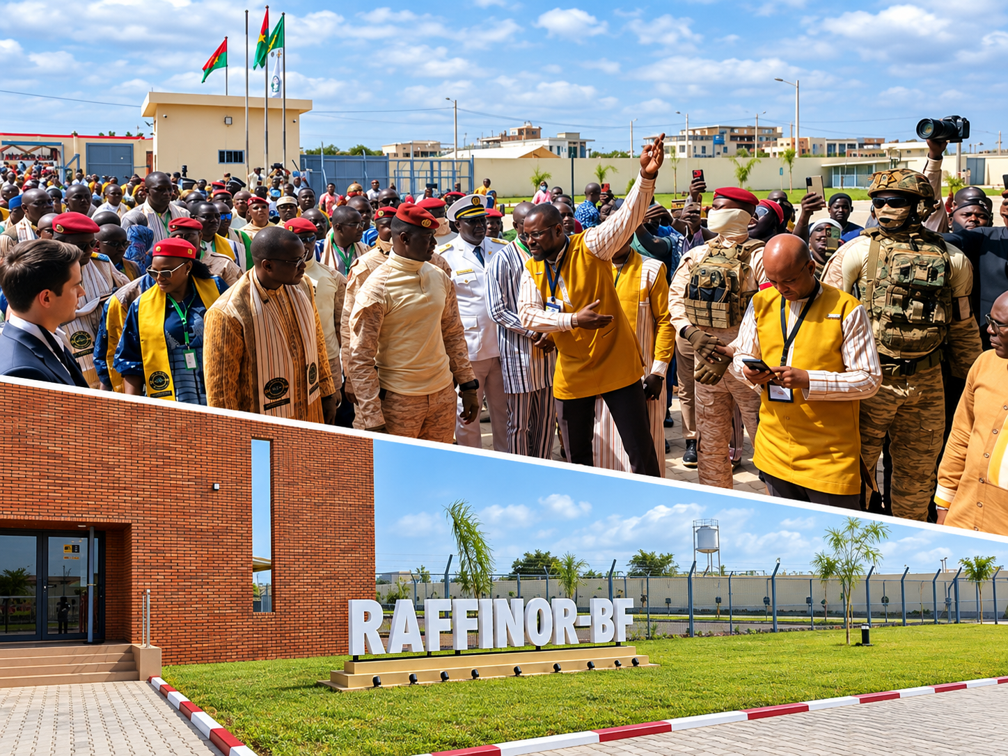 Souveraineté économique : Le Capitaine Ibrahim Traoré inaugure RAFFINOR-BF, la toute première raffinerie d’or du Burkina Faso