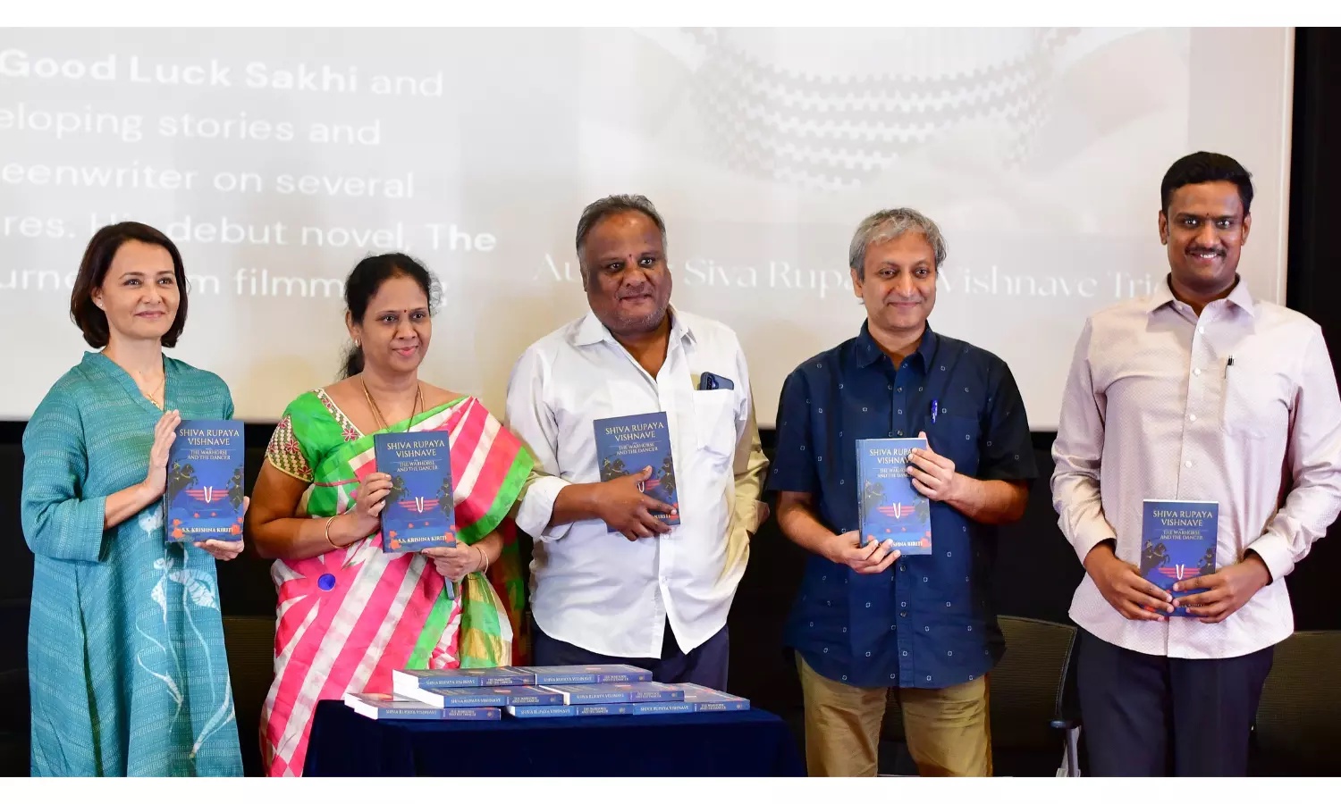 Amala Akkineni Launches AISFM Alumnus S.S. Krishna Kiriti’s New Novel