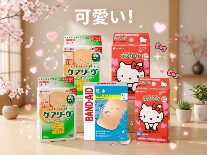 お肌に優しい絆創膏特集