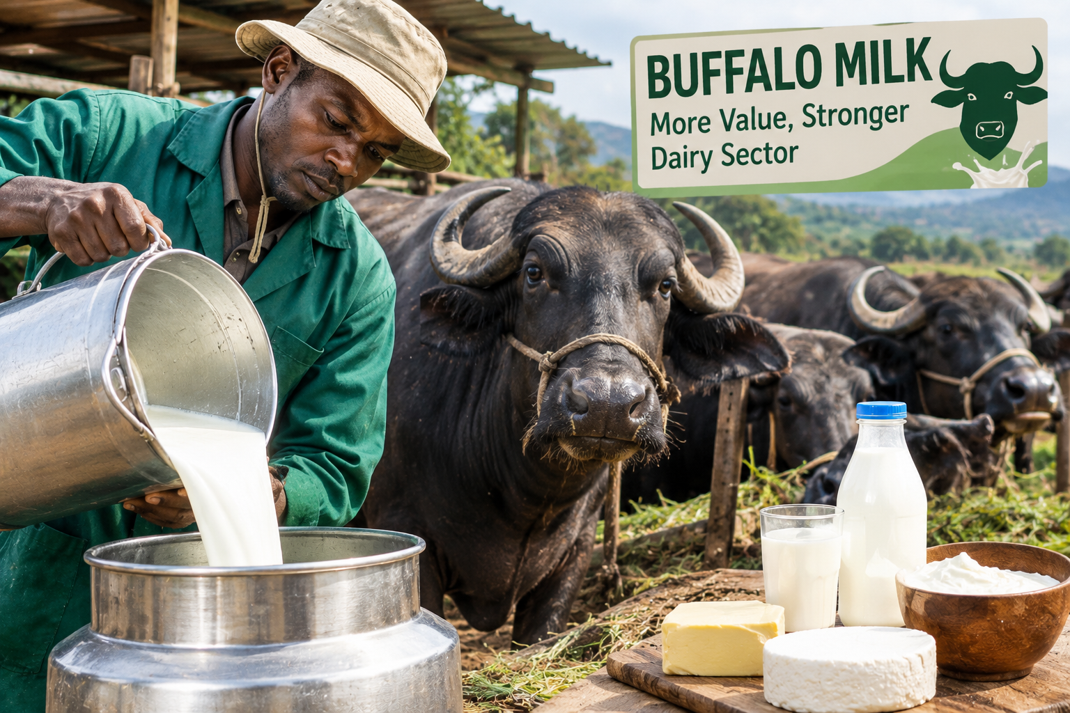 Kenyan Farmers React to Government’s Buffalo Milk Plan