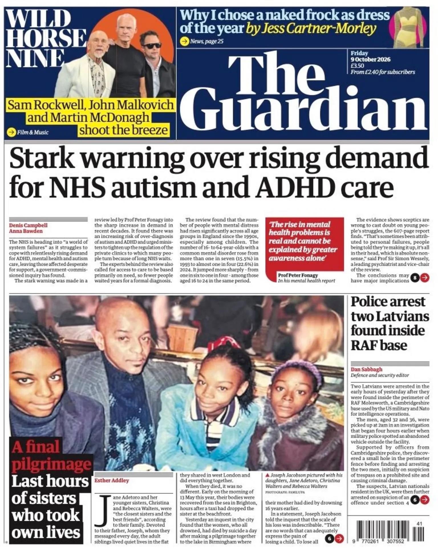 ‘Stark warning’ over ADHD and ‘Andrew wins legal fight’
