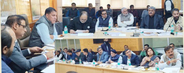 Nazir Gurezi chairs Estimates Committee meet