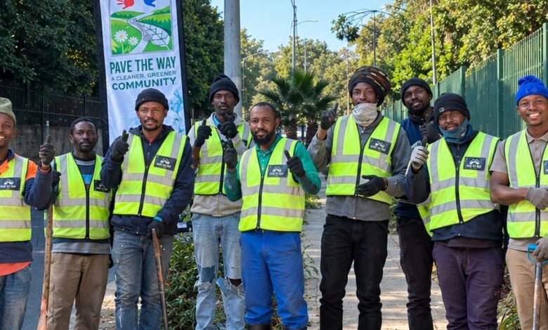 Pave the Way creates paid work while cleaning up Johannesburg