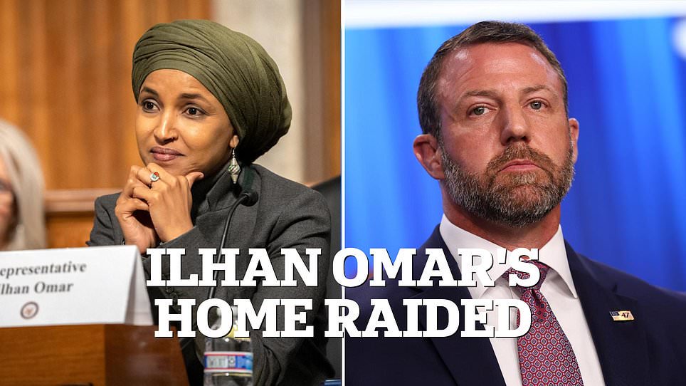 Ilhan Omar’s home raided by ICE agents in pre-dawn swoop