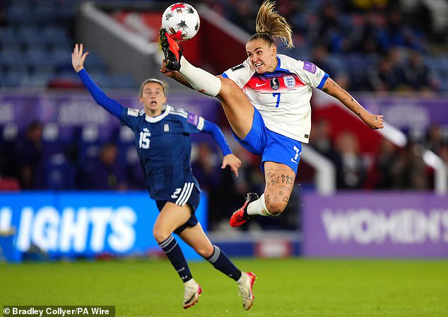 Lexi Potter passes her audition and Alessia Russo seals her return to form as ruthless England put five past Greece in World Cup qualifying