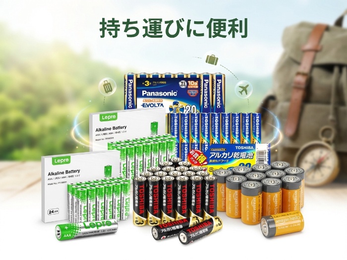 徹底比較！あなたにぴったりの乾電池はこれだ！