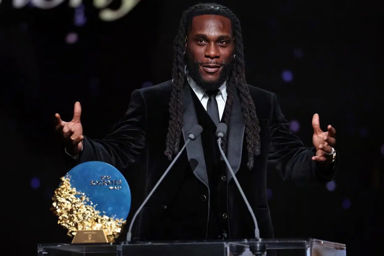 Burna Boy Attends 2026 Ballon d’Or Ceremony in London