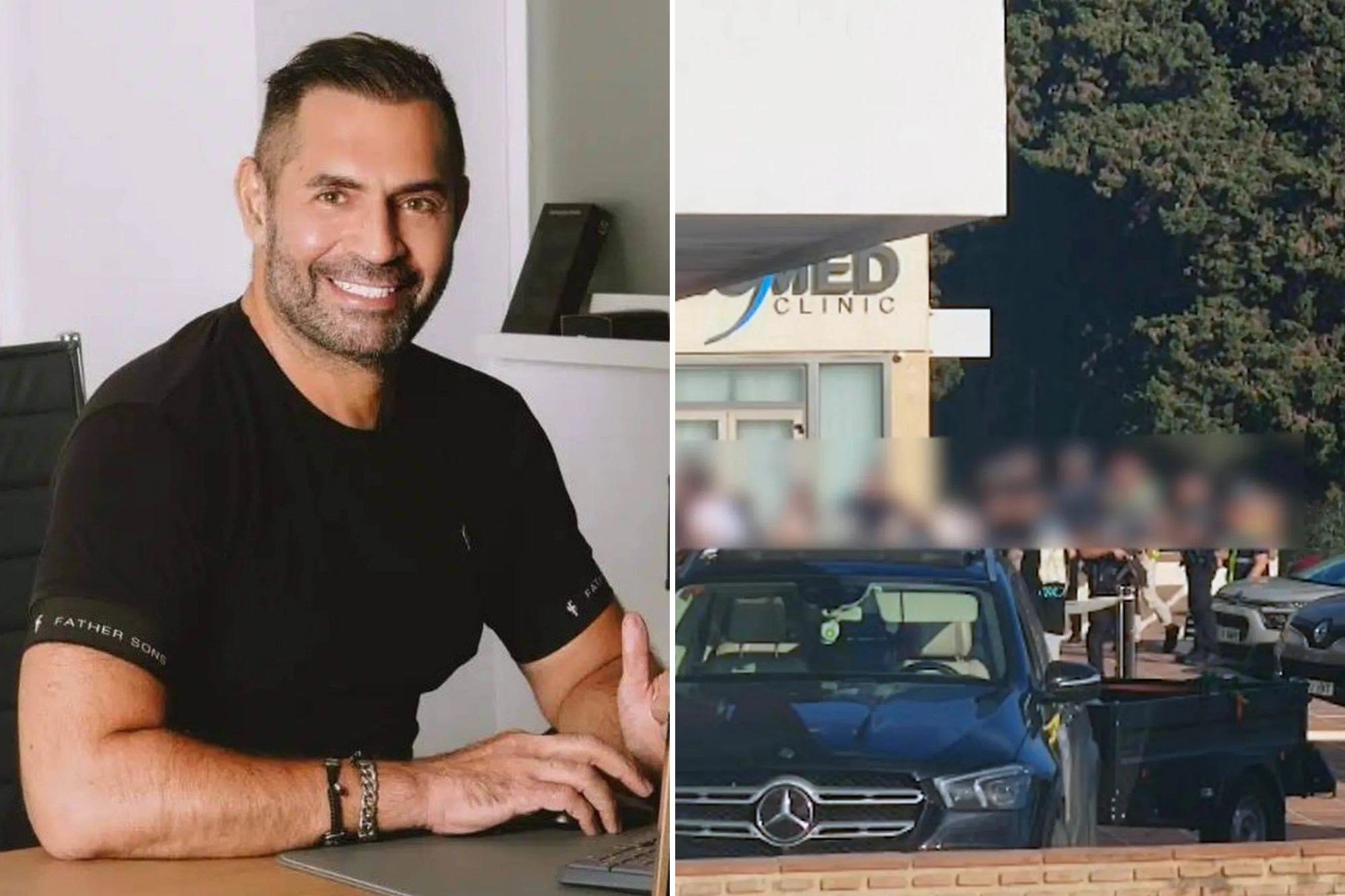 BBL plastic surgeon who trained in UK shot in the head & killed inside Costa del Sol clinic as manhunt launched