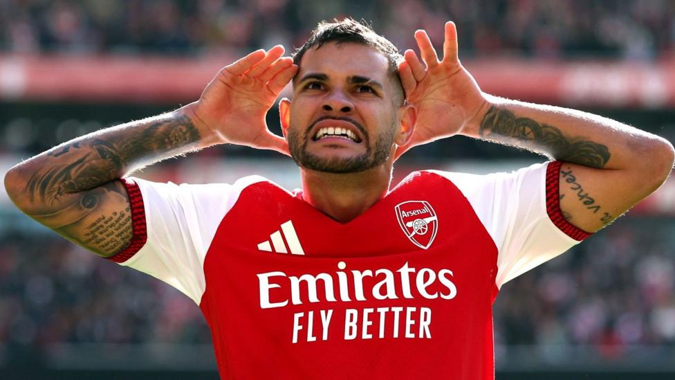 Superb Guimaraes goal helps Arsenal fight back against Leeds