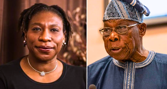 Drama as Obasanjo, daughter trade banter at public forum