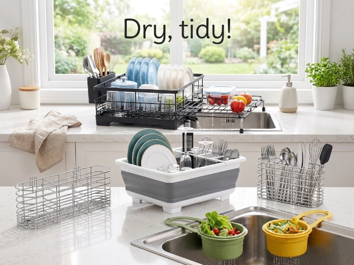 Make Space, Dry Faster: Smart Racks and Sink Organisers We Love