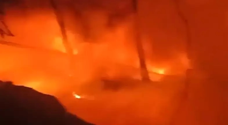 Major Fire at Balapur Plastic Godown, Crores Worth Property Lost