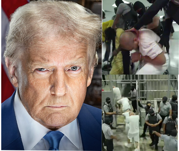 Trump Reacts As Security Operatives Barb Hair Of Drug Dealers, Thugs Before Pushing Them Into Prison