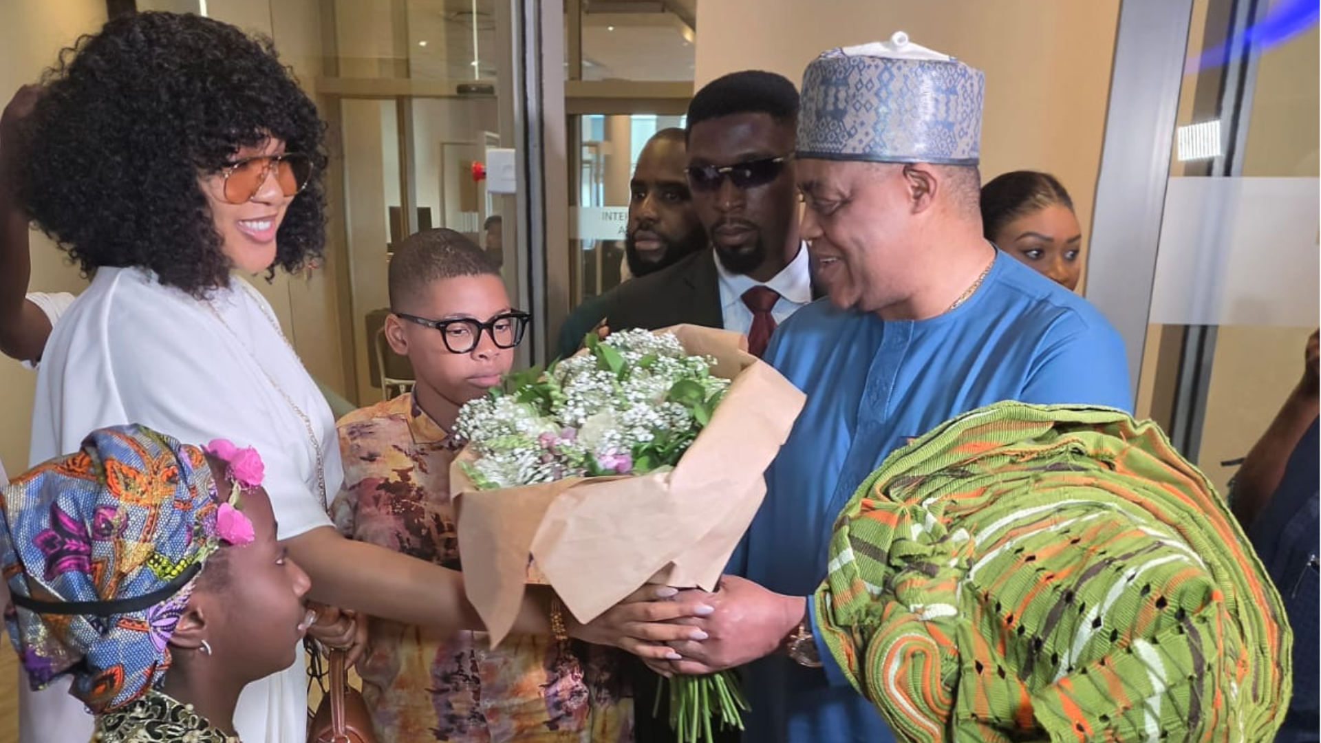 Fani-Kayode Arrives in Johannesburg, Welcomed by Nigerians