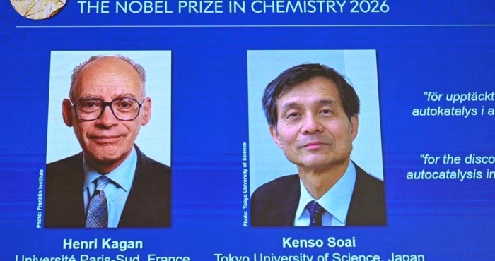 Le prix Nobel de chimie décerné au français Henri Kagan et au japonais Kenso Soai