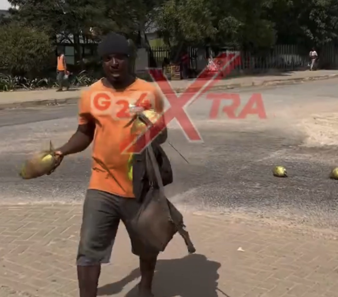 “They Said Mahama Said We Should Not Sell” – Coconut Seller Cries Out In Accra