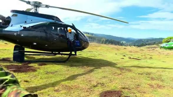 Ruto Ditches Military Chopper for KSh 515 Million Helicopter in Elgeyo Marakwet