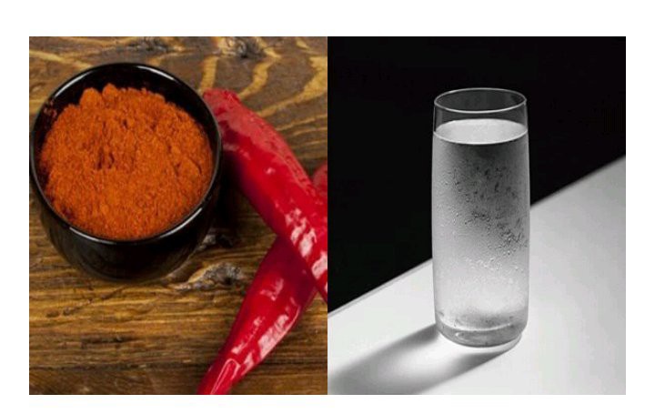 Mix cayenne pepper with a glass of water and drink, see miracle after 10 minutes