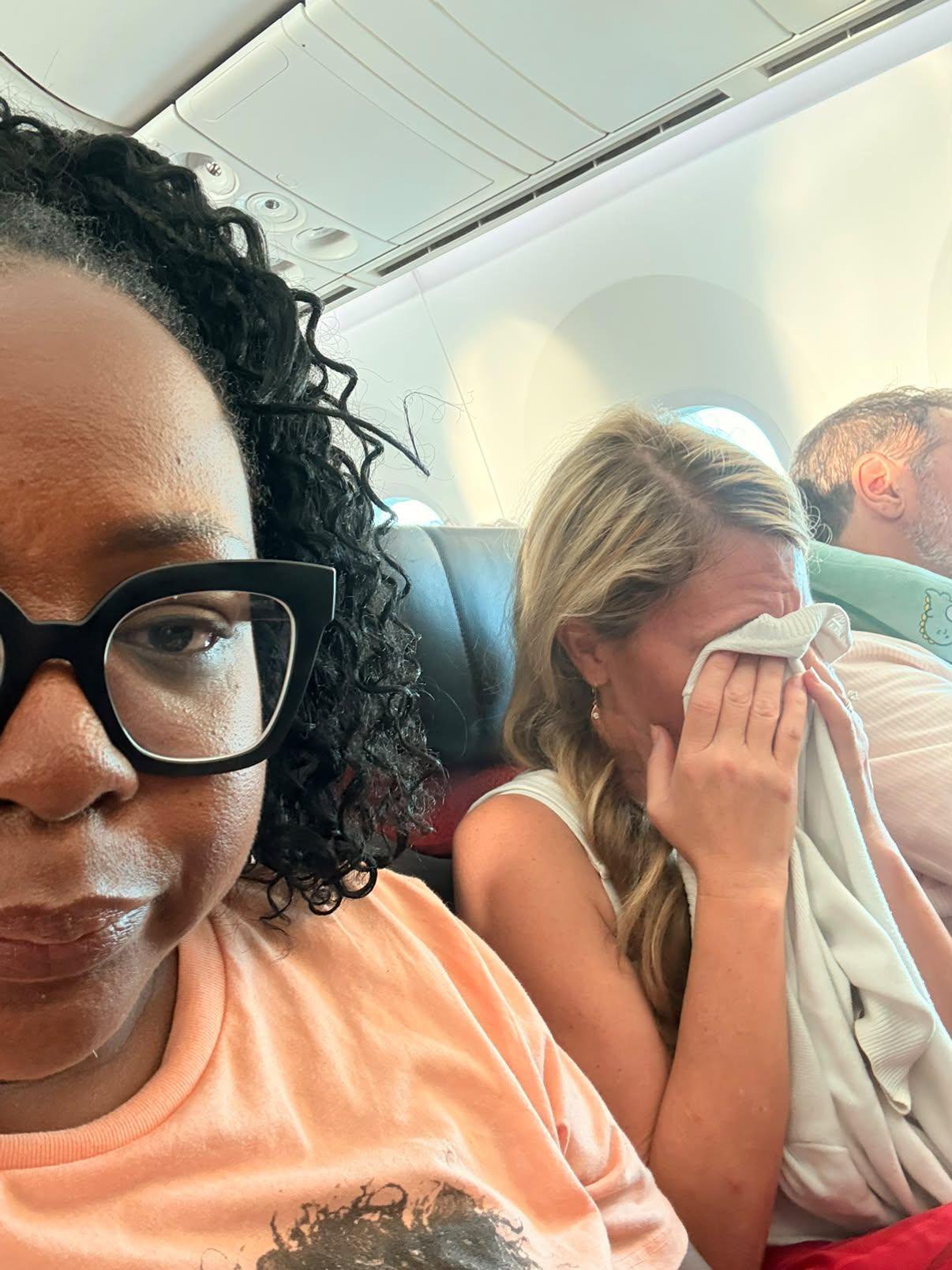 Airline passenger in tears after seatmate refused to switch so she could be near husband: ‘Ultimate white tears’