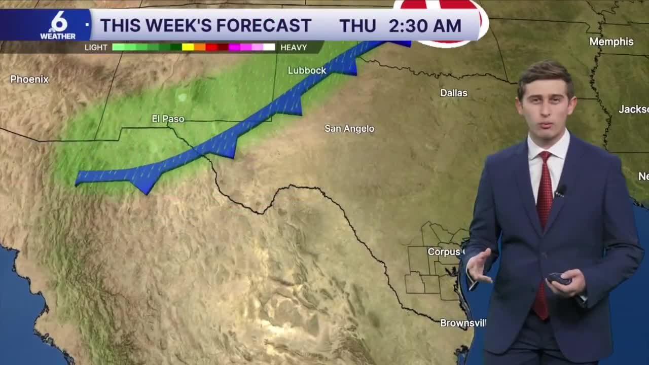 Muggy conditions and spotty showers return; watching a cool front arriving late this week