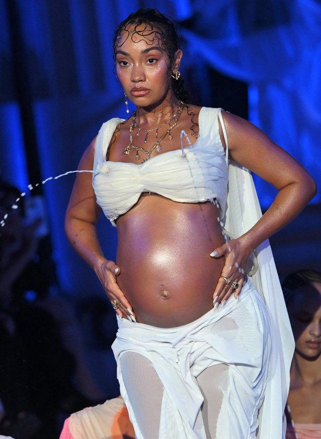 Leigh-Anne Pinnock forced to defend showing her baby bump after ‘dumb comments’