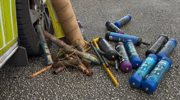 Police urge parents to check bags for fireworks