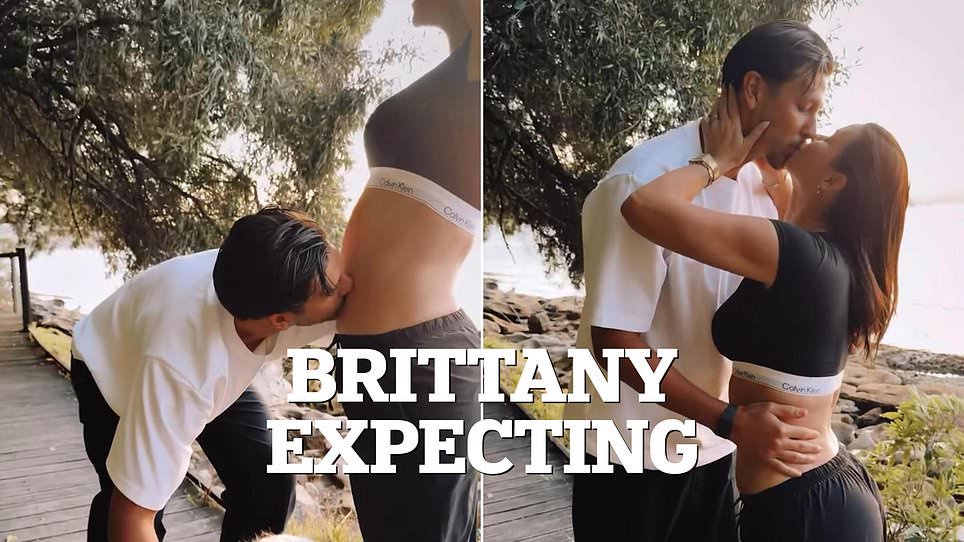 Brittany Hockley expecting first child with husband Benjamin Siegrist