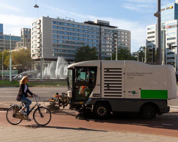 Verse from the waste land: Rotterdam’s poetic bin lorries granted cultural status