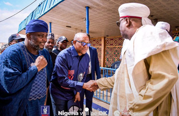 Reactions Trail Moment Peter Obi Was Spotted With A King In The Palace In Kogi State