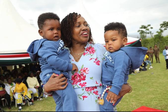 Governor Susan Kihika Reacts To Viral Video Of Son’s Playful Encounter With Family Dog