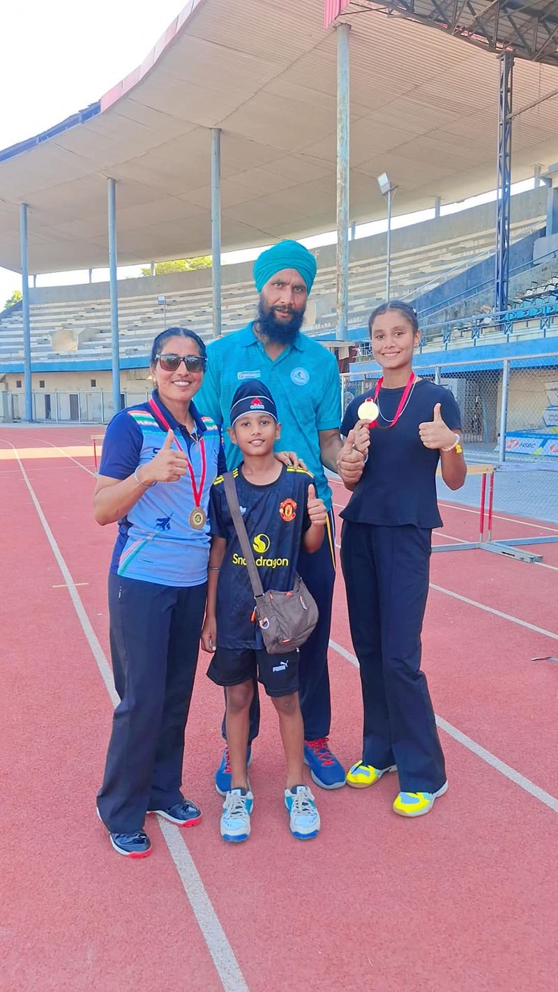Meet Ludhianas Jumper Family, where all 4 members are medal-winning Long Jumpers