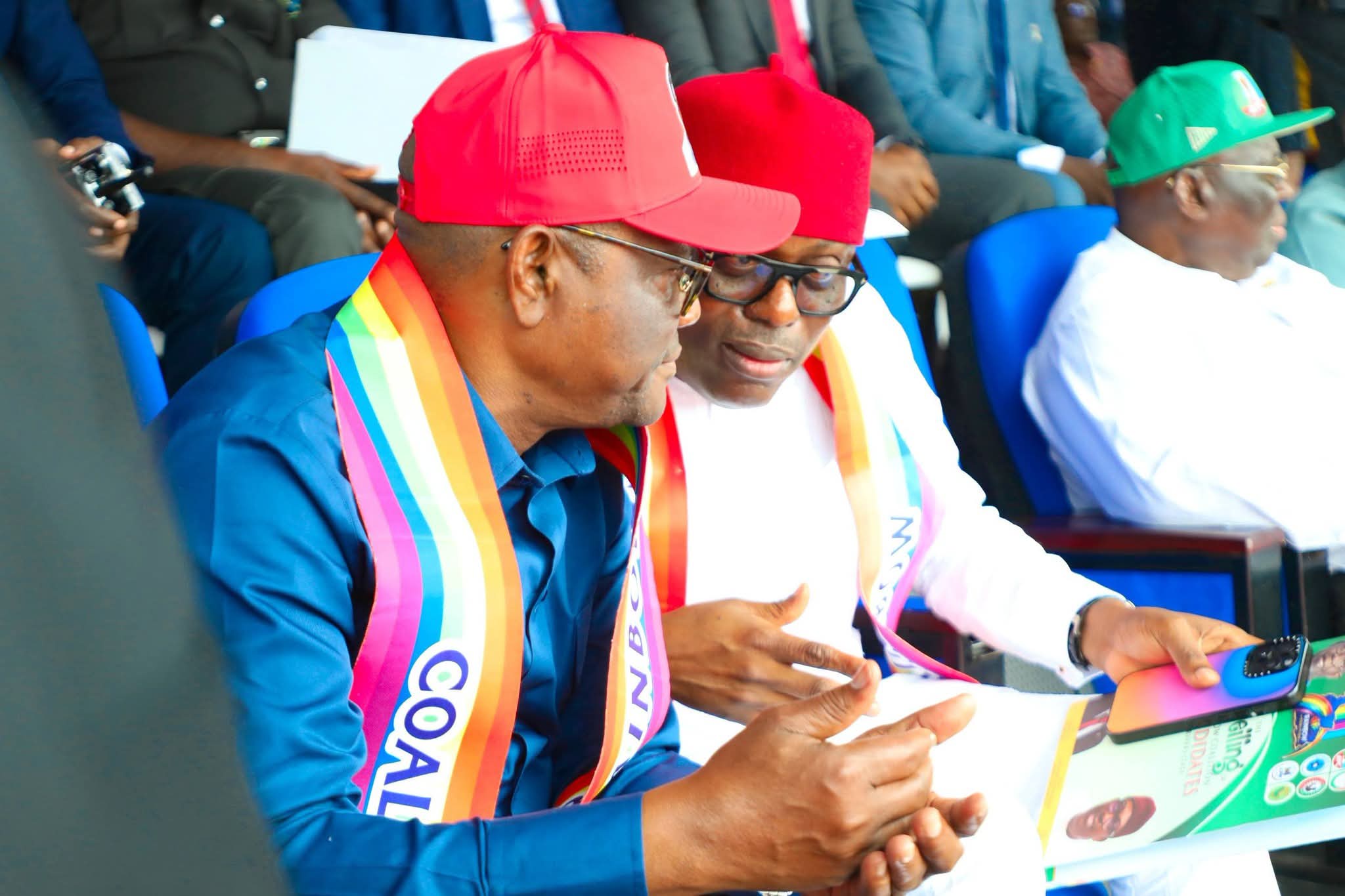 Fubara Attends as Wike Unites Rivers Leaders Behind Tinubu, Rainbow Coalition Candidates [Photos]