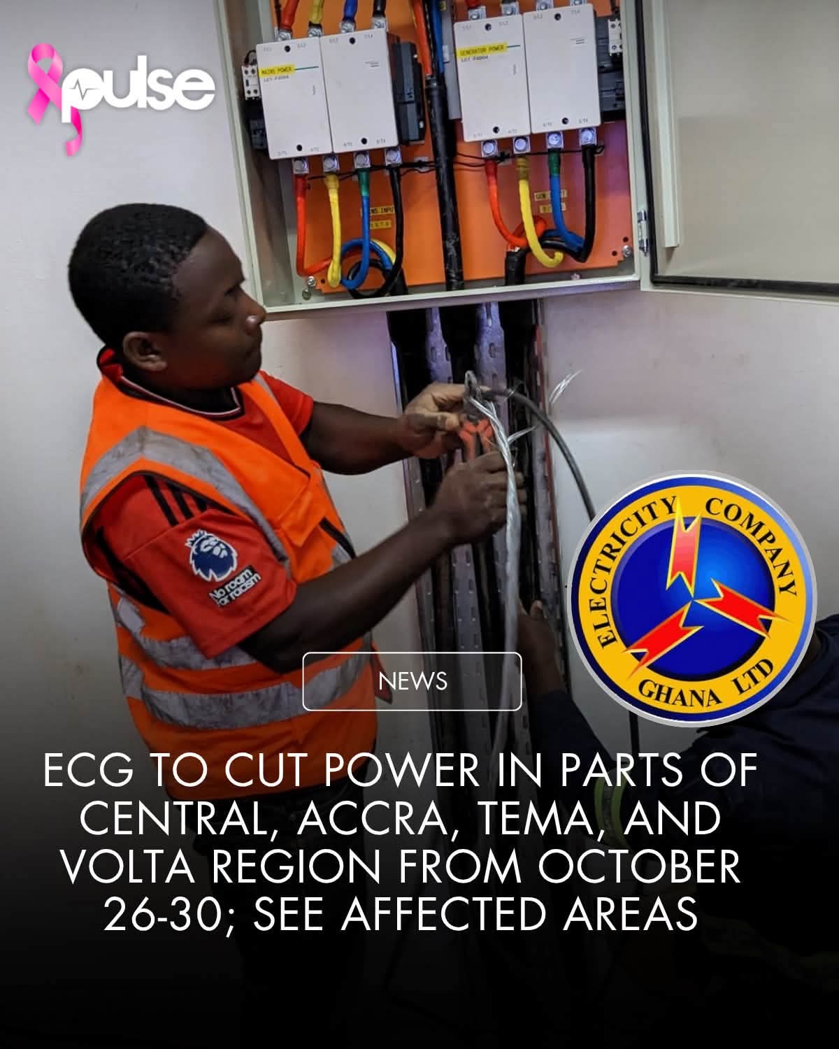 ECG Announces Emergency Maintenance Across Five Regions From October 26 to 30