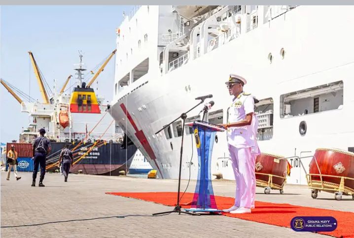 China’s Naval Hospital Ship Docks At Tema For Seven-Day Humanitarian Medical Mission