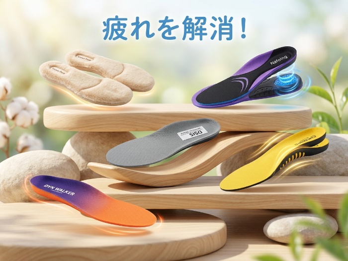 足元の快適性を追求！おすすめインソール特集