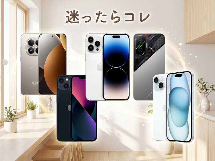 いま選ぶべきSIMフリースマホ5選——電池・カメラ・快適さで後悔しない