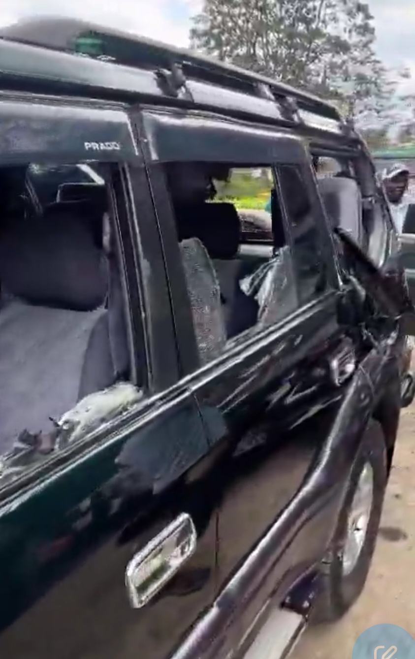 DCP Ally Attacked By Goons ,Blocked From Attending Mashujaa Day Event As Vehicles Vandalized