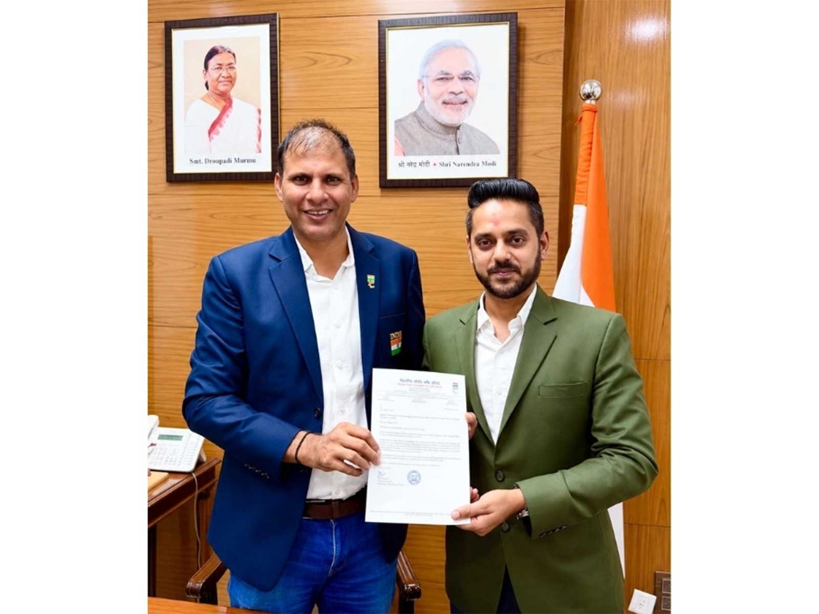 Capt. Sumit Yadav Appointed Chairman of Foreign Affairs Committee of Paralympic Committee of India